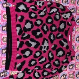 Cheetah print sweater